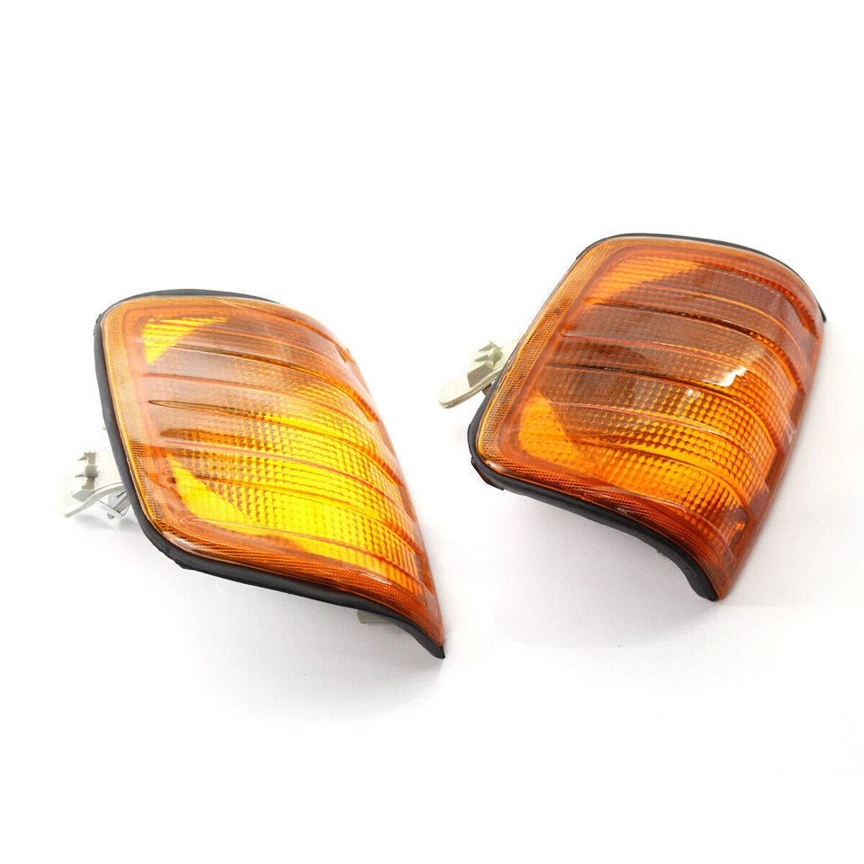 Carcasa de lámpara de luz de señal de giro de esquina para Mercedes Benz W124 E 86-95 ámbar 300E Foto 4 de 4