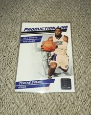 2010-11 TYREKE EVANS DONRUSS PRODUCTION LINE /999 (KINGS)