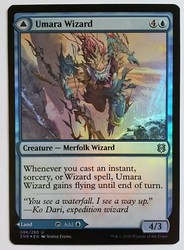 Umara Wizard // Umara Skyfalls - Foil - Zendikar Rising #86/280