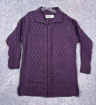 Aran Crafts Sweater Womens XL Jacket Coat Cozy Long Academia Boho Core Grandma