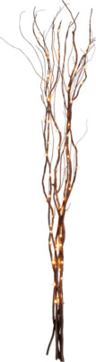 STAR Willow LED Weiden Deko Zweig beleuchtet Drahtlichterkette warmweiß Batterie