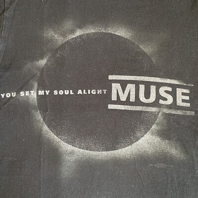 MUSE You Set My Soul Alight Licensed Alt-Rock T-Shirt 2009. XS (NV) Preowned