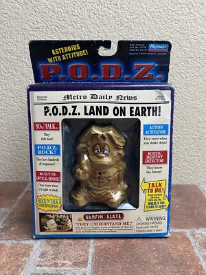 PODZ P.O.D.Z Playmates New In Sealed Box Collectors Vintage 2002 Surfin Slate