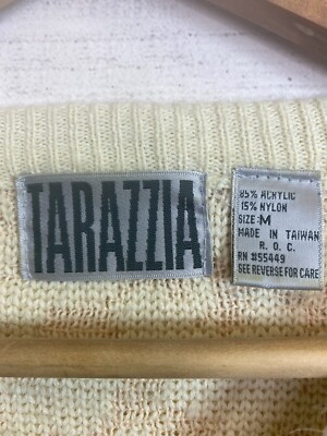 A.rn(⁠。⁠♡⁠‿⁠♡⁠。⁠) Tarazzia Vintage 90's Knit Crewneck Sweater Long Sleeve Women's