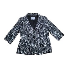 Classique entier silk and cotton blend blazer Size L