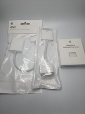 Lot of Apple VGA Adapter 30-pin to VGA Model A1368, MagSafe, Adapter