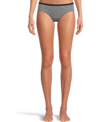 Icebreaker Siren Underwear Womens Small Gray Merino Wool Beach Hipkini ERK2023
