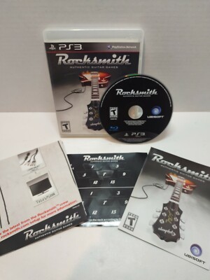 *VG* Rocksmith (Sony PlayStation 3, 2011) Game Only Complete Tested PS3