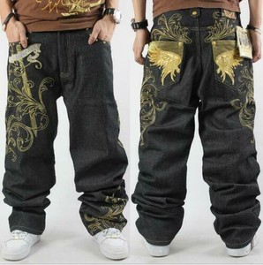 men hip hop jeans