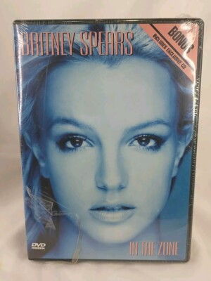 Britney Spears - In The Zone (DVD, 2004, 2-Disc Set, DVD/CD 2 Pack