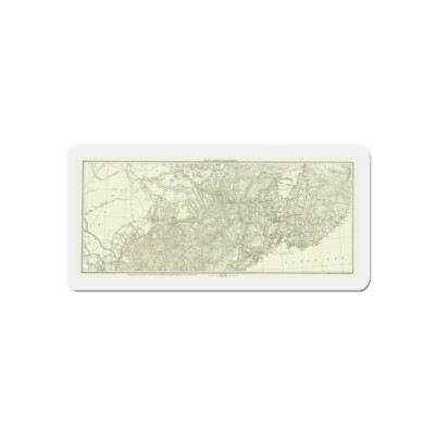 Asia - Kirin, Harbin, Vladivostok (1905) (Map) Refrigerator Magnet