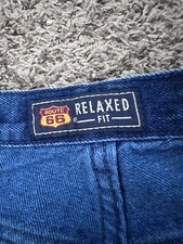 Vintage Route 66 High Rise Relaxed Fit Mom Jeans Size 13/14 Pet Measure 29x28