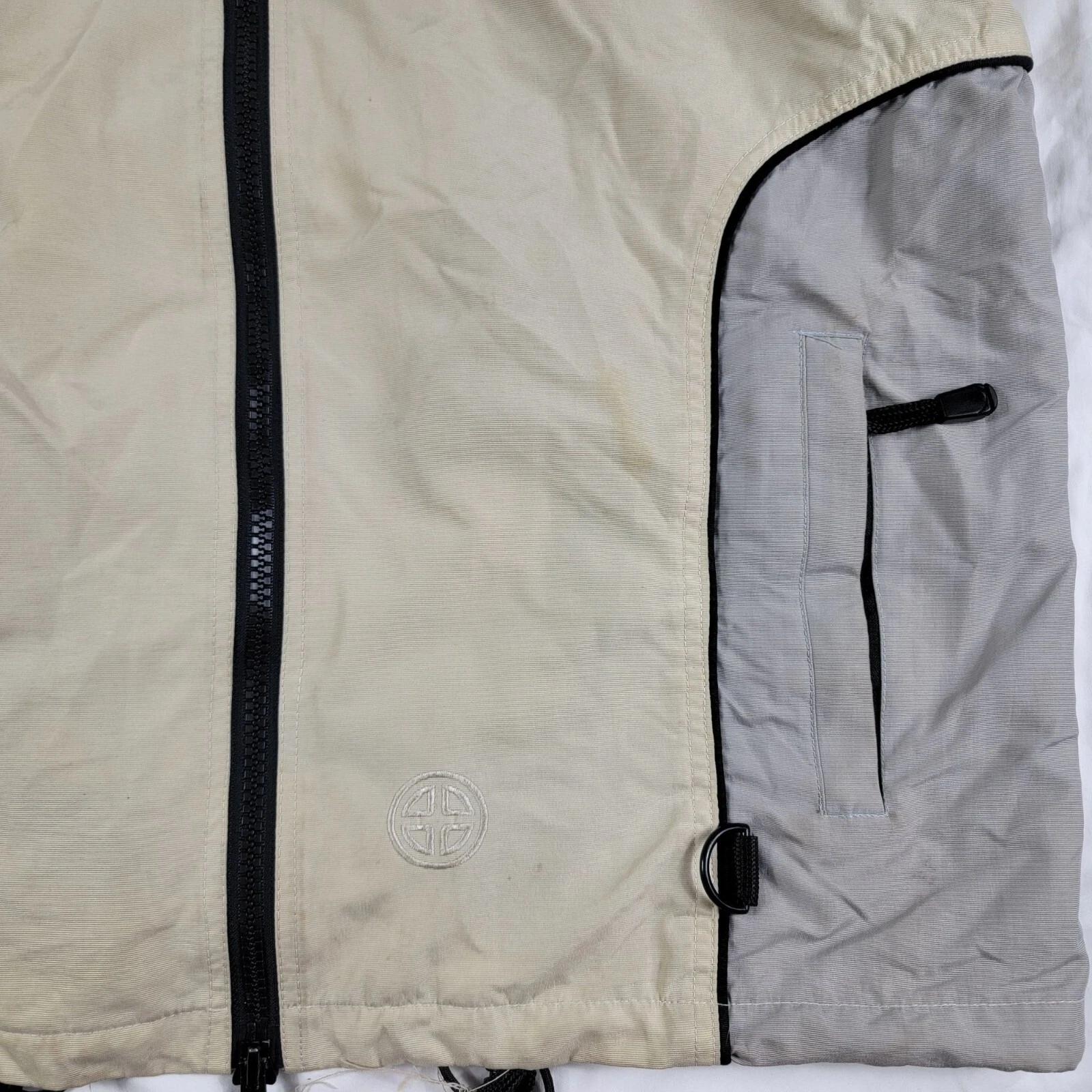 Planet Earth Products Mens XL Beige Waterproof Jacket Winter Rain Outdoors Camp - product detail image 5