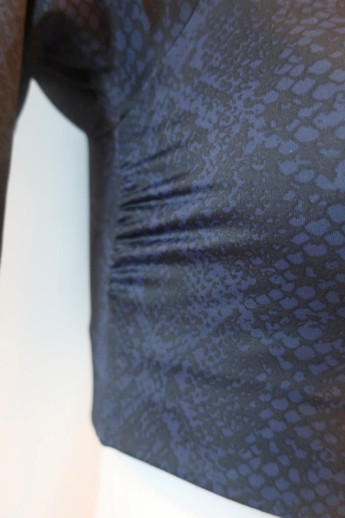 Womens Athleta Blue Black Python Print Activewear… - image 6
