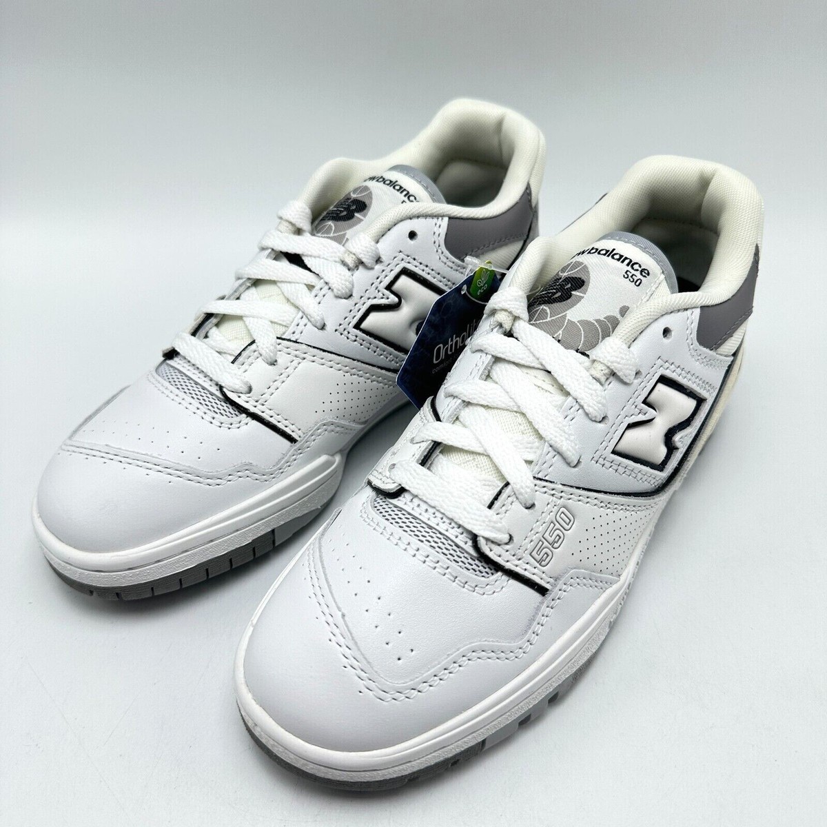 New Balance 550 Salt and Pepper Men's Sport Shoe BB550PWA sz