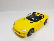 TYCO DODGE VIPER BRIGHT YELLOW 440 chassis  SUPER CLEAN  SUNDAY SALE 33.50
