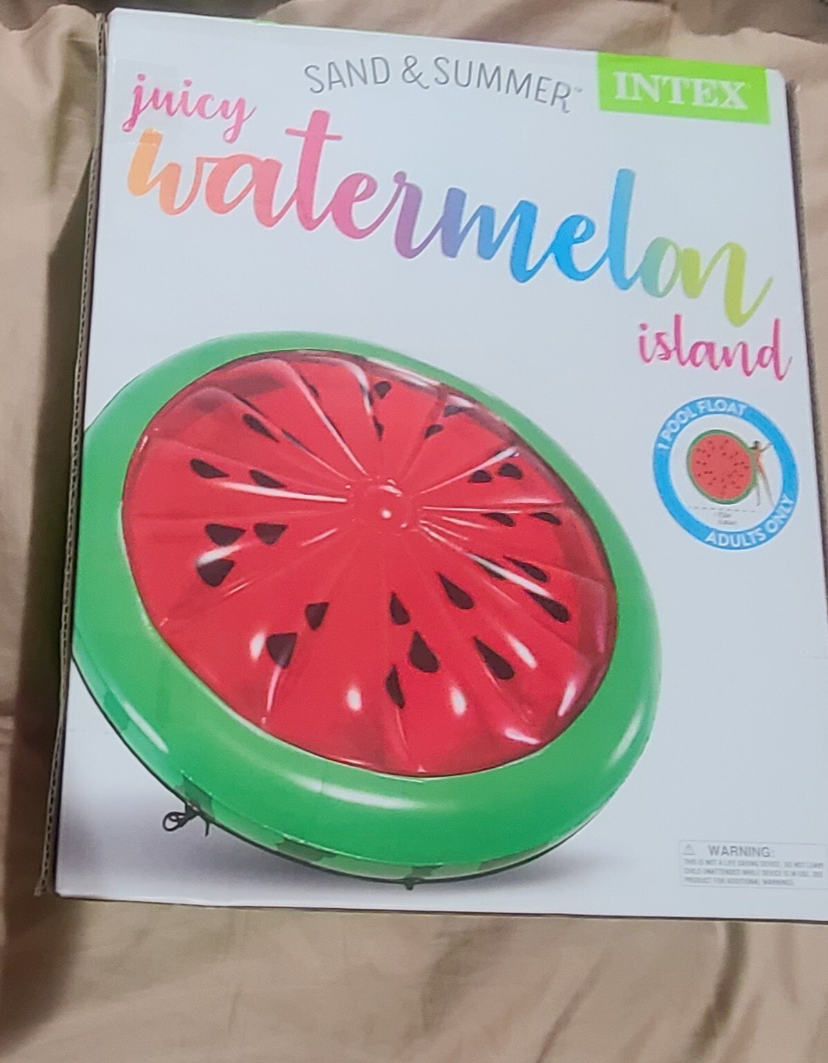 intex watermelon float