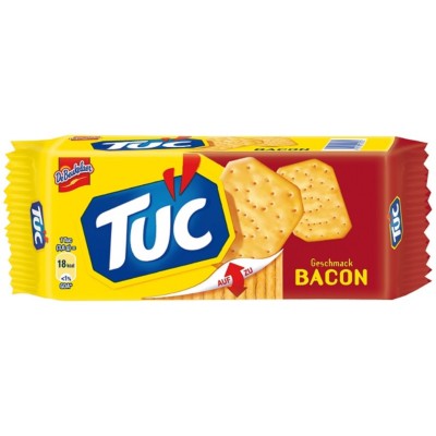 TUC Bacon Salzgebäck Kekse Crackers Salz gesalzen gebäck Schinken 100g