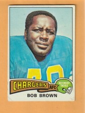 Bob Brown San Diego Chargers 1975 Topps #448 Arkansas Pine Bluff