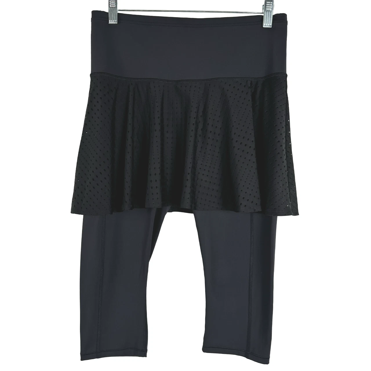 athleta a game 2 in 1 skirted nylon blend pt-2335 leggings