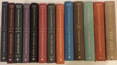 A Series of Unfortunate Events Series 1-13 Set 1 2 3 4 5 6 7 8 9 10 11 12 HB lot