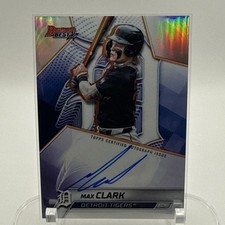 Max Clark 2025 BOWMAN'S BEST MAX CLARK #B25-MC (RC) REFRACTOR AUTO AUTOGRAPH