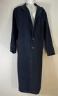 Sunbelt Denim Duster Coat One Size VTG 90s Long Button Up Pockets Dark Blue XL