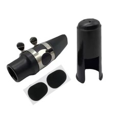 Alto Saxophone Mouthpiece Kit with Reed Cap Metal Ligature Warm Sound Project