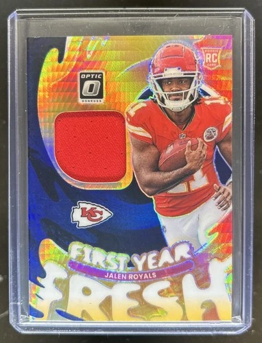 2025 Donruss Optic Jalen Royals Blue Hyper (RAW)
