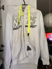 Camp David Herren Zip Hoodie XS Weiß Fleece ...
