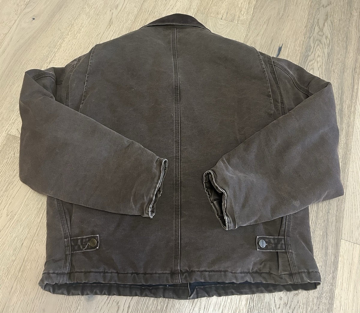 Vintage Carhartt Jacket J22 CHT Arctic Brown L Mens Made in USA | eBay