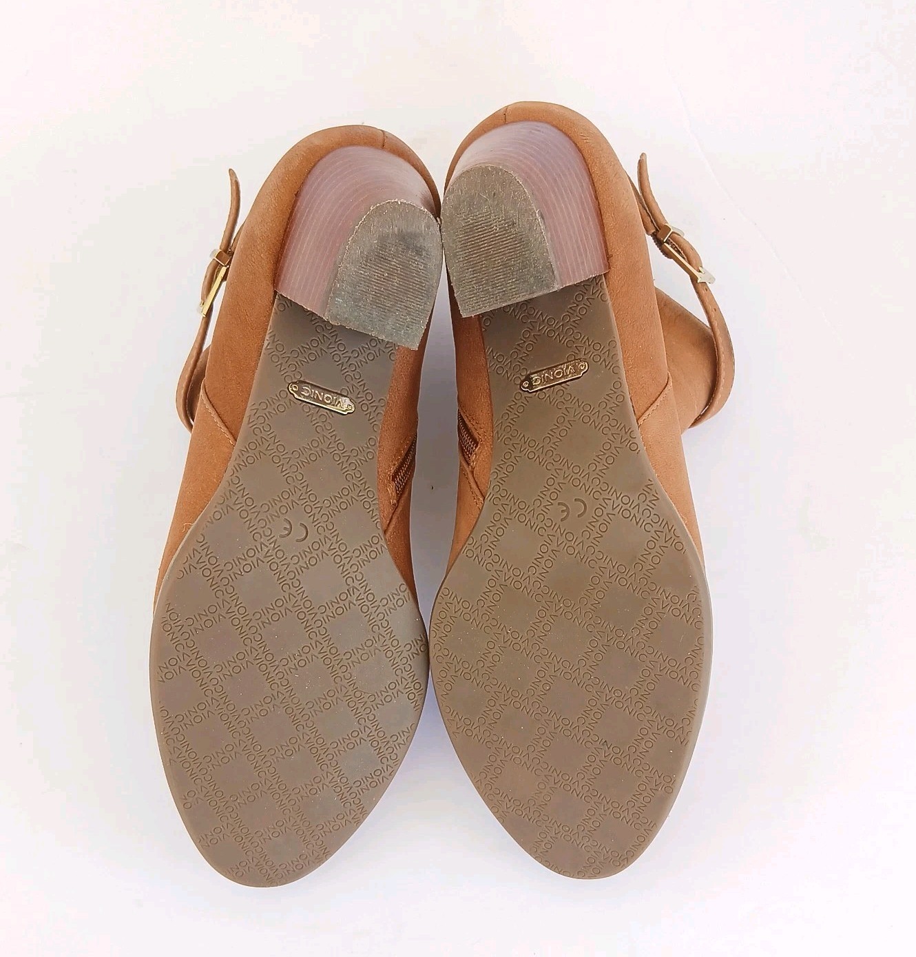 Vionic Upright Upton Leather Ankle Boot Cognac Si… - image 8