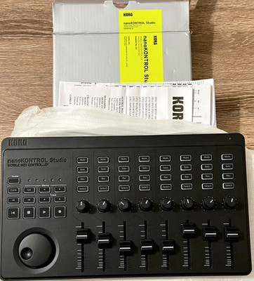 Korg nanoKONTROL Studio Mobile MIDI DAW Bluetooth USB Controller NANOKTRL-ST