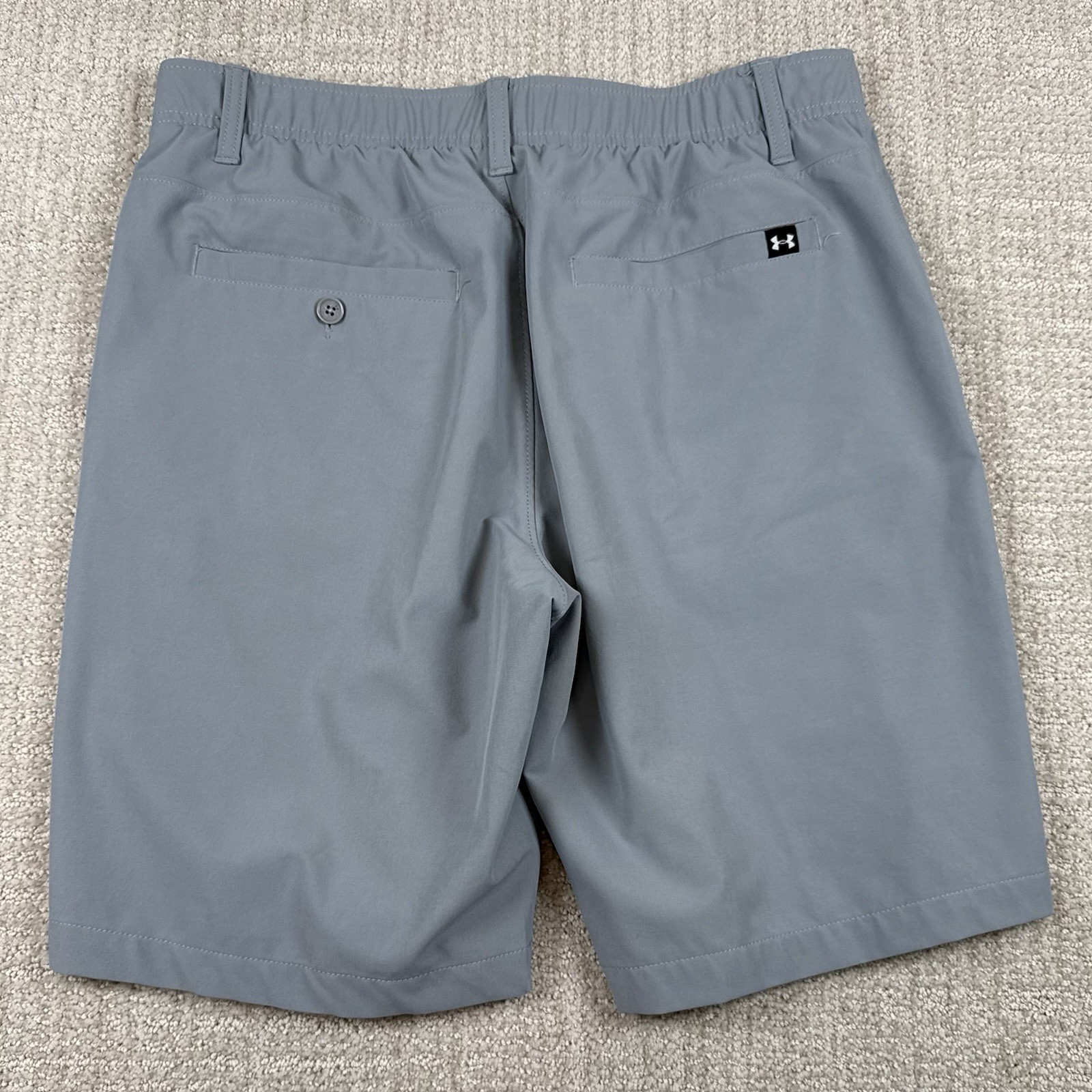 Under Armour Men’s 34 Gray Match Play 9” Stretch Waist Performance Golf Shorts thumbnail 3