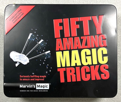 Marvin's Magic - Fifty Amazing Magic Tricks - Magic Set for Kids FREE SHIP #846