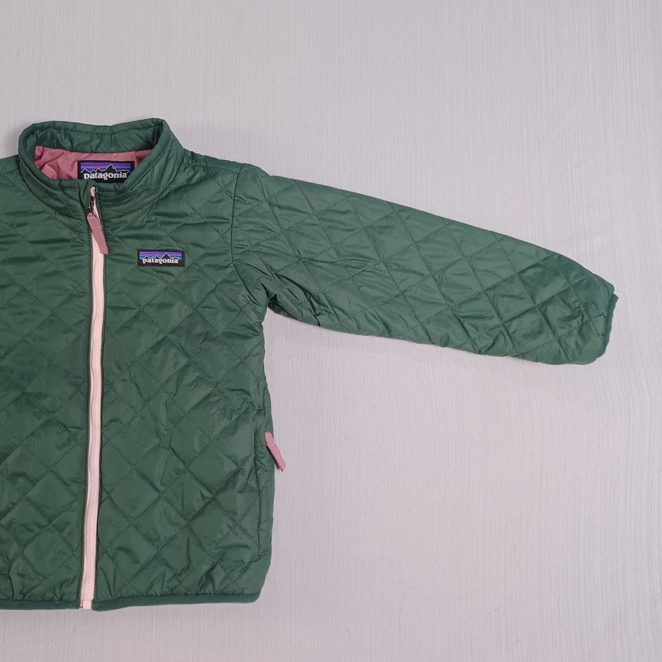 Patagonia Nano Puff Jacket Toddler Size 4T Green - Image 3 of 4