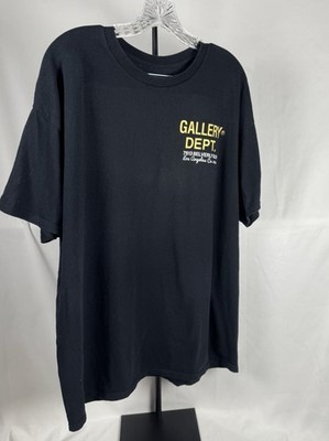 Gallery Dept Black Short Sleeves T-Shirt Size XLarge