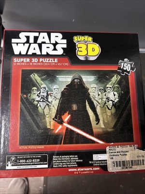 Star Wars  Episode VII Super 3D Puzzle 12'' X 18''  150 PIECES 
