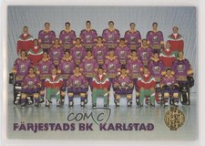 1994-95 Leaf Elit Set Sweden Team Farjestad BK Checklist Farjestads Karlstad 0q3