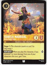 Isabela Madrigal Such a Lovely Voice 16/204 Wilds Unknown Disney Lorcana