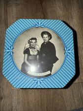 Vintage Holland Blue Stripe And Photo Zeeuwse Kinderen Collector Candy Tin Dutch