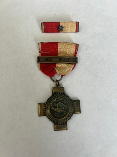 ALABAMA NATIONAL GUARD FAITHFUL SERVICE 9 YEARS AWARD MEDAL