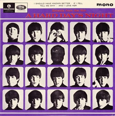 The Beatles Extracts From The Film A Ha 7'' EP Mono RP Vinyl Schallplatte 79969