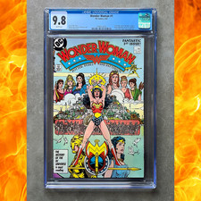 🔥 Wonder Woman #1 CGC 9.8 NM/M (DC 1987) Classic George Perez Artwork 🔥