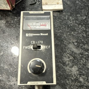 Citizens Band CB-170 CB SWR Meter w/ FWD/REF Switch, Box & Instructions