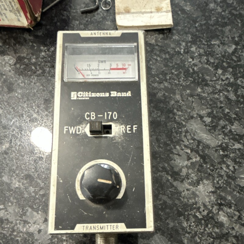 Citizens Band CB-170 CB SWR Meter w/ FWD/REF Switch, Box & Instructions