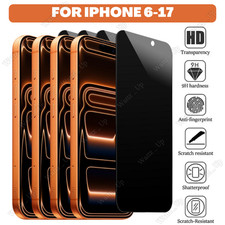 For iPhone 17 16 15 14 13 12 11 Pro Privacy Tempered Glass Screen Protector Lot