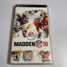 Madden NFL 10 PSP Complete CIB Tested Working Sony PlayStation Portable