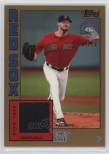 2019 Topps 1984 Topps Baseball Relics Gold 5/50 Chris Sale #84R-CSA 13iq