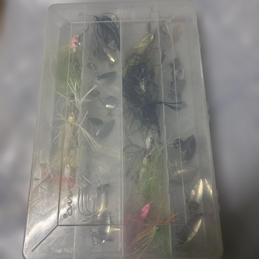 Buzzbait, spinnerbait set, many colors, 20 pieces, case - Image 7